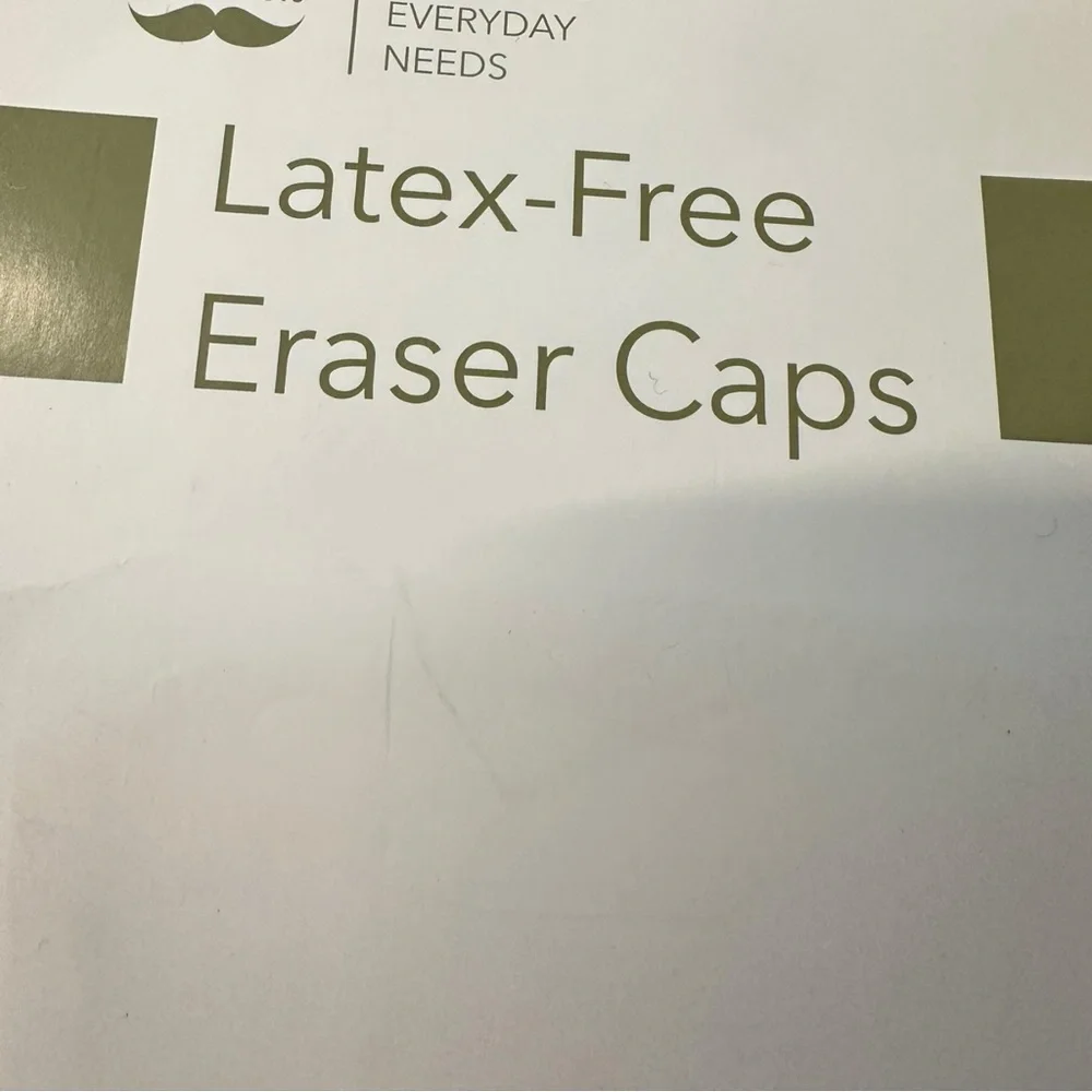 Large‎ pk ok latex-free eraser caps